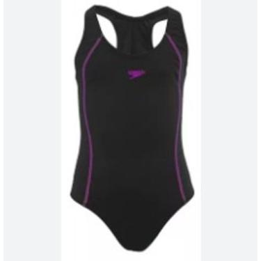 Imagem de Maiô Acqua Basic Infantil -Speedo, Preto, Rosa, 06