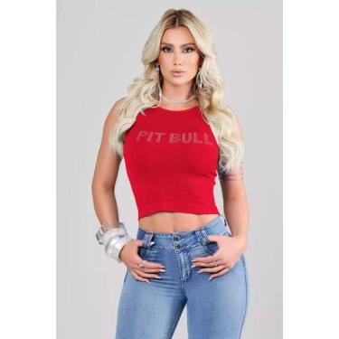 Imagem de REGATA FEMININA pitbull original ref 89055, Vermelho, M/G