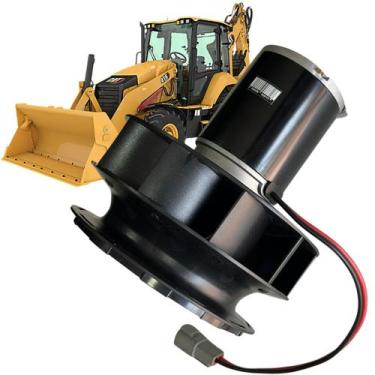Imagem de Ventilador Ar Cond Retroescavadeira 416e 420e 420f 428e 12v - TUNDRA A