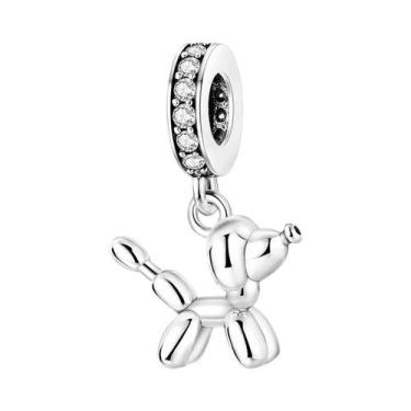 Imagem de Pulseira Feminina De Prata Esterlina 925 Com Pingente De Gato E Girass