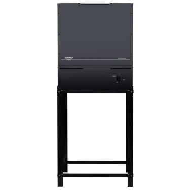 Imagem de Forno Industrial Dako Gás GLP Couraçado Aço Carbono 107L com Grades Deslizantes Preto