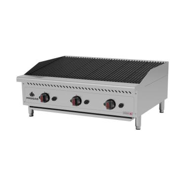 Imagem de Charbroiler a Gás Pro-120cb P44605 Chapa Churrasqueira Profissional Inox 120cm para Lanchonetes Progás