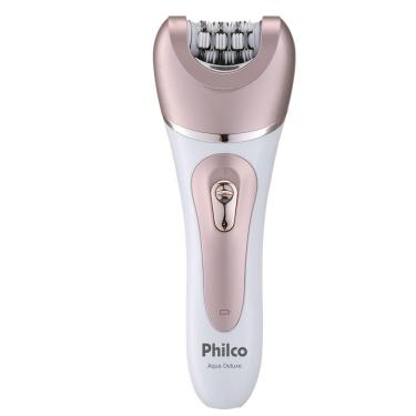 Imagem de Depilador Elétrico Aqua Deluxe PDP01R para Corpo e Rosto com Iluminação Philco Bivolt