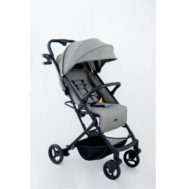 Imagem de Carrinho de Bebê Kira 1485CZ Reclinável Compacto Até 22kg Cinza Galzerano