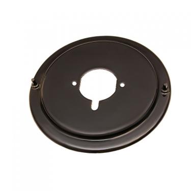 Imagem de Flange Esmaltada Média com Pino Anti-Rotação Fogatti para Cooktop Apoio Sobre o Vidro Bocas Semirrápidas Preto