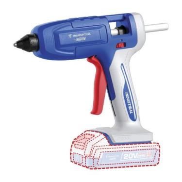Imagem de Pistola de Cola Quente 20V Tramontina by Total - Sem Bateria e Carrega