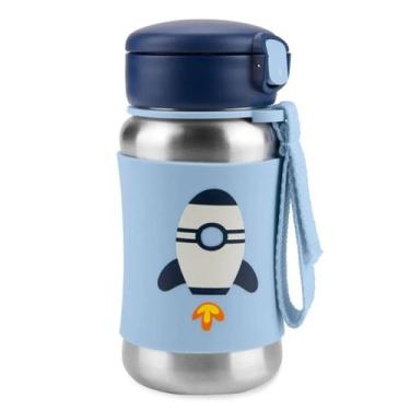 Imagem de Garrafa Aço Inox Bup 355ml Spark Style Espaço - Bup Baby