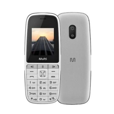 Imagem de CELULAR MULTILASER UP PLAY P9077 TECLAS GRANDES DUAL BRANCO Cor:Branco