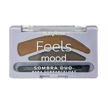 Imagem de Sombra duo para sobrancelhas ruby rose feels mood 04 1,8g