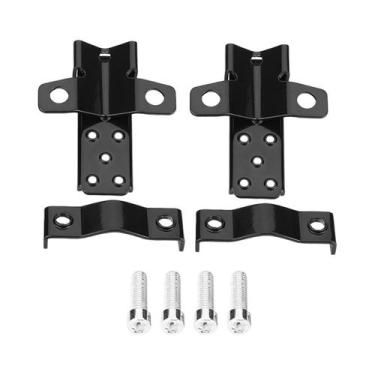 Imagem de Pedaleiras De Metal Pretas Elegantes Para Motocicleta - DOACT, A