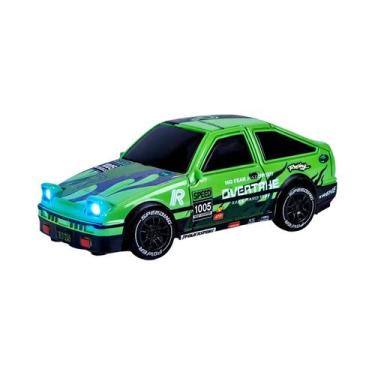 Imagem de Mini Carro RC 1/64 De Alta Velocidade Para Drift 2.4G 4WD Com Controle