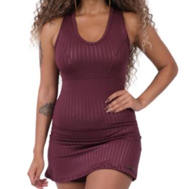 Imagem de Vestido Macaquinho Feminino Fitnnes Treino Academia 3D - Catwalk, Vinh