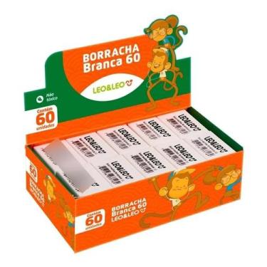 Imagem de 60 Borrachas Brancas Nº60 - Atacado - Volta As Aulas - Dumpa