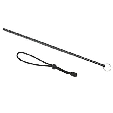 Imagem de Kit de mergulho, ponteiro de mergulho portátil prático com cordão para mergulho(Haste preta + alça de mão preta)