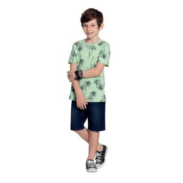 Imagem de Camiseta Alakazoo Malha Curta Estampa Infantil Menino-Masculino