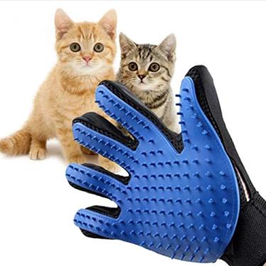 Imagem de Luva Nano Magnética Tira Pelos Pets Cães Gatos True Touch SYANG