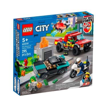 Imagem de LEGO City - Resgate dos Bombeiros e Perseguição de Polícia - 60319