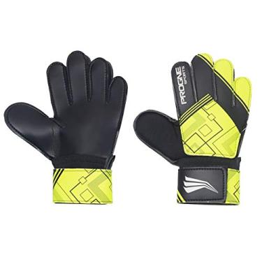 Imagem de PROGNE SPORTS 1052, Luva Goleiro Meninos, Preto/Amarelo (Black/Red), G