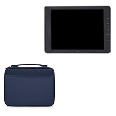 Imagem de BoxWave Capa para monitor DJI CrystalSky (19,9 cm) (estojo da BoxWave) – Maleta rígida, bolsa carteiro fina, bolsos laterais para monitor DJI CrystalSky (19,9 cm) – Azul marinho