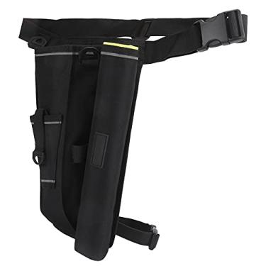 Imagem de Wosune Pochete para vara de pesca, pochete para vara de pesca, bolsa para pernas, bolsa multifuncional para coxas, cintura e pernas, portátil para pesca ao ar livre