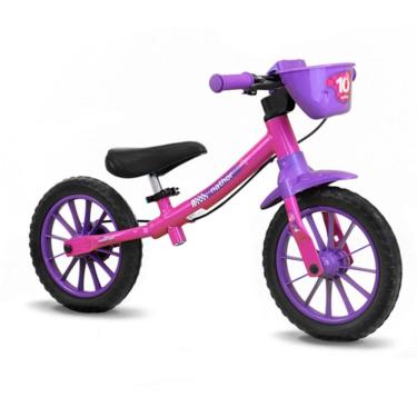 Imagem de Bicicleta Infantil Equilíbrio Sem Pedal - Balance Bike - Menina - Rosa - Nathor