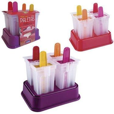 Imagem de Forma Para Picolé Com Recheio Faz 4 Paletas 14Cm - 121139