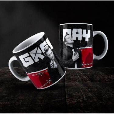 Imagem de Caneca Cerâmica Rock Green Day Mod.02