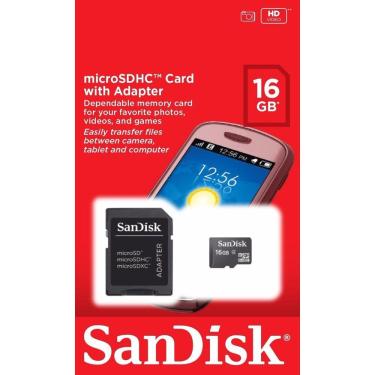 Imagem de Cartão de Memoria Sd Card/Micro 16gb Sandisk