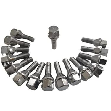 Imagem de Jogo de parafuso de roda cromado fiat tipo 16 peτas - itap