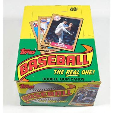 Imagem de Topps Pacote de cera de beisebol de 1987, caixa de cartas colecionáveis (36 pacotes) possíveis cartas Rookie incluindo Barry Bonds, Rafael Palmeiro e Barry Larkin