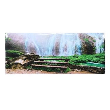 Imagem de Pôster de fundo de tanque de peixes, fundo de tanque de peixes pintura decorativa de aquário PVC adesivo paisagem (61 x 30 cm)