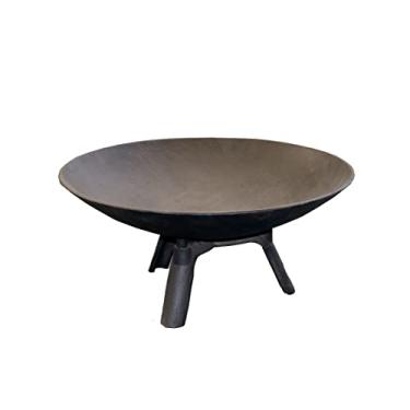 Imagem de Lenheiro Lareira Braseiro Ferro Fundido Externo Jardim 60cm