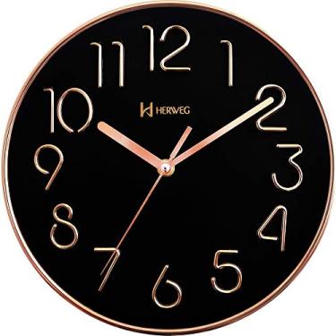 Imagem de Relógio de Parede Decorativo Herweg Champanhe 6480-67
