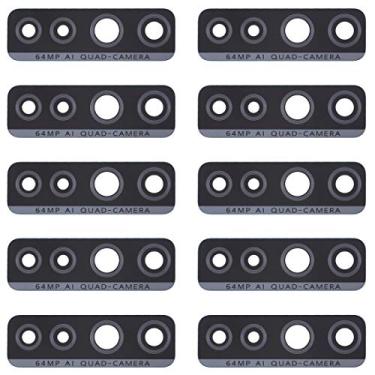 Imagem de For Huawei P40 Lite 5G / Nova 7 SE 10pcs Back Camera Lens