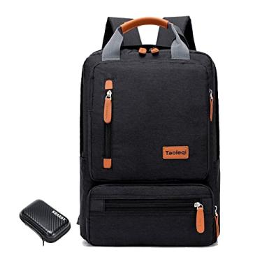 Mochila masculina de viagem, à prova d'água de 17 polegadas para laptop com  bolsa de