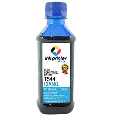 Imagem de Tinta para Epson L3250 - Ciano - Compatível Ink Printer (t544-250ml)