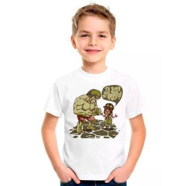 Imagem de Camiseta Hulk Herói Chaves Frases Camisa Adulto Infantil - Vetor Camis