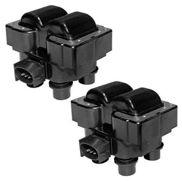 Imagem de Pacote de 2 bobinas de ignição MAS compatíveis com Ford Lincoln Mercury C924 FD-487 FD487 DG530
