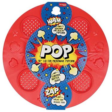 Imagem de Tampa de pipoca para micro-ondas Talisman Designs 00545, silicone, livre de BPA, aprovado pela FDA