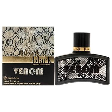 Imagem de NU Parfums Black is Black is Black Venom Pour Homme Eau De Toilette Spray, 96 g