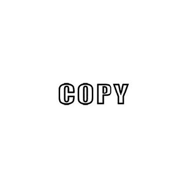 Imagem de Carimbo Copy Outline Self-Ink - Preto