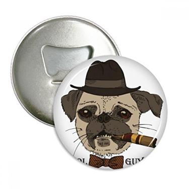 Imagem de Emblema multifuncional estilo britânico suave fumê para cães e cigarros