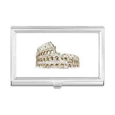 Imagem de Porta-cartões de visita com paisagem de marco da Itália Roma