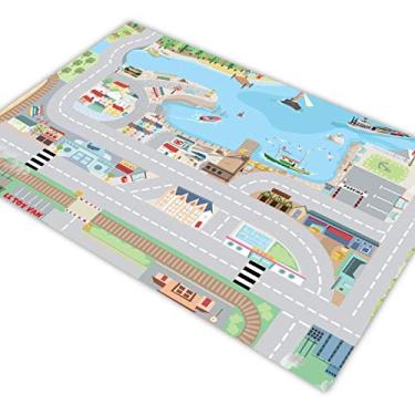 Imagem de Pista para Carrinhos Cidade Pesca Barco 1,4x1,0m