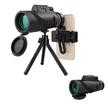 Imagem de Telescópio monocular - 40X60 FMC BAK4 de alta definição 【 Monóculo HD para observação de pássaros 】com suporte para smartphone e tripé Materiais à prova d'água para viagens de acampamento