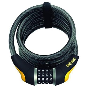 Imagem de Onguard Doberman Combo Coil Lock (Preto, 240 cm x 12 mm)