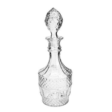 Imagem de GARRAFA P/LICOR DE VIDRO DIAMANTE 1L