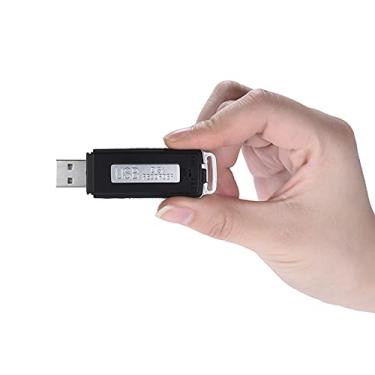 Imagem de Domary Gravador de Voz Portátil USB de 8GB com 15 Horas de Gravação e Interface USB