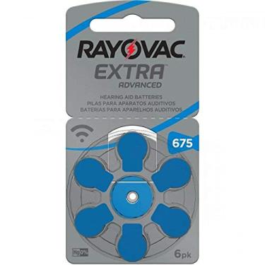 Imagem de Pilha, Rayovac, 675Aux-6Xebra, Azul, Tamanho 675