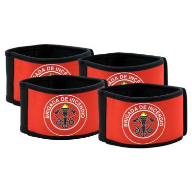 Imagem de Kit 4 Braçadeira De Brigadista Em Neoprene
